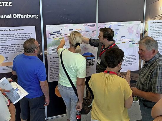 Rund 80 Besucher informierten sich in Bohlsbach über das Projekt. 