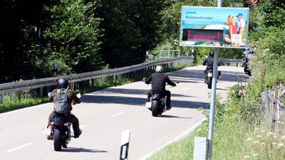 Sasbachwalden Lärmdisplay Motorrad Motorradlärm