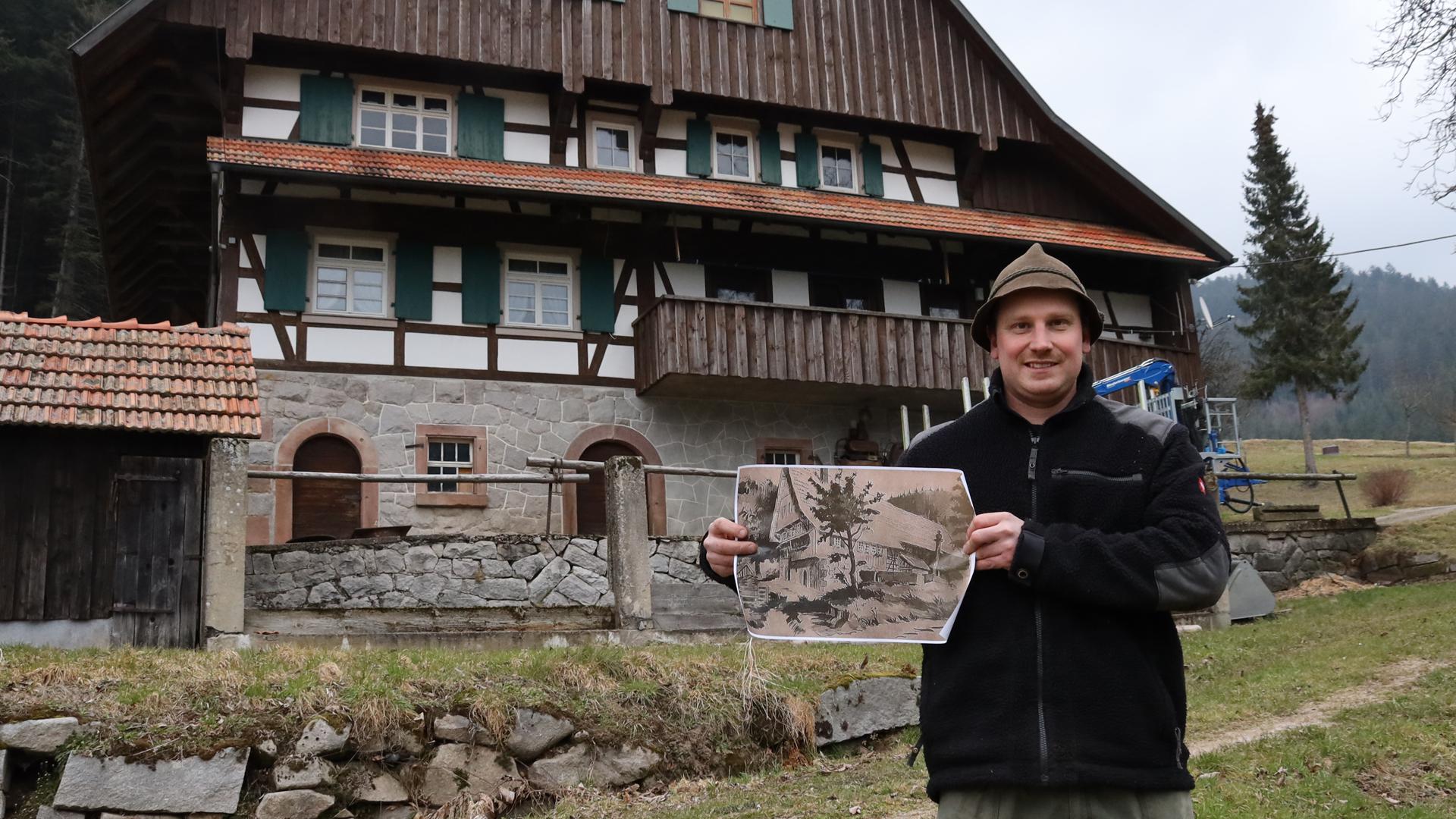 Alte-Häuser-Serie- Der über 350 Jahre alte Deckerhof in Seebach kommt in der Mummelsee-Sage mit dem vorwitzigen Jungbauern vor, der die Nixen hereinlegte. 