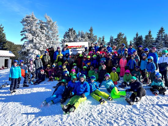 Teilnehmer eines Ski- und Snowboardkurses des SC Kappelrodeck