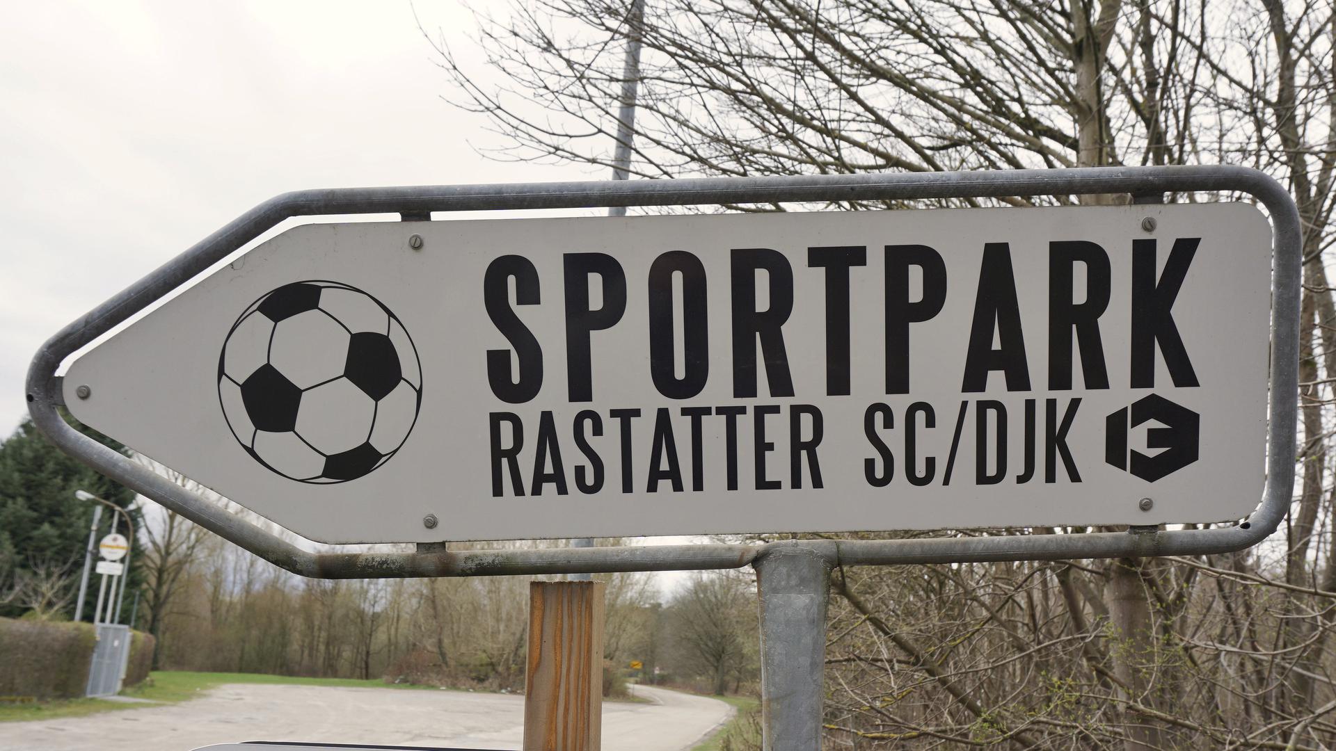 Sportpark des Fußball-Bezirksligist Rastatter SC/DJK.