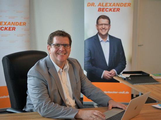 CDU-Kandidat Alexander Becker will  den Wahlkreis Rastatt weiterhin im baden-württembergischen Landtag vertreten.  