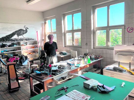 „Das ist doch Psychoterror“: Lothar Schalla in seinem Atelier auf dem Merzeau-Gelände.