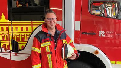 Einsatzbereit: Christoph Menzel kümmert sich bei der Rastatter Feuerwehr vor allem darum, dass Entstehen und die Ausbreitung eines Brandes verhindern zu helfen.