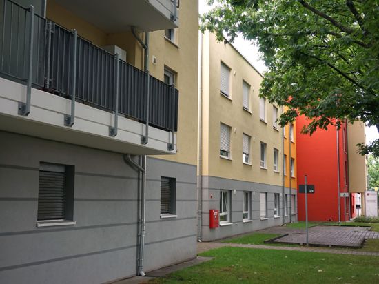 Ansicht des Pflegeheims Haus Benedikt an der Badener Straße in Rastatt.