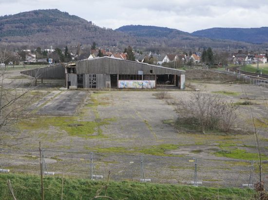 ehemaliges Saegewerk des Spanplattenhersztellers Kronospan in Bischweier