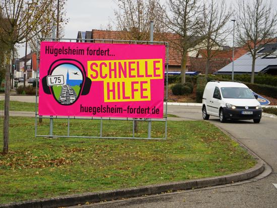 Schnelle Hilfe: Das fordert die Gemeinde Hügelsheim, um endlich weniger Verkehr im Ort zu haben. Der Vorstoß des Landes geht der Kommune jetzt aber zu schnell.