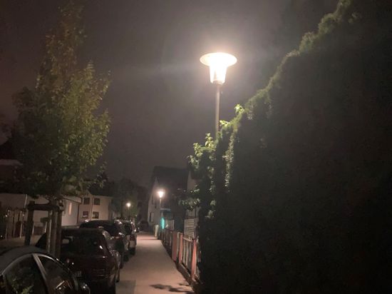 Spot aus: Ötigheim denkt über eine teilweise nächtliche Abschaltung der Straßenbeleuchtung nach. 