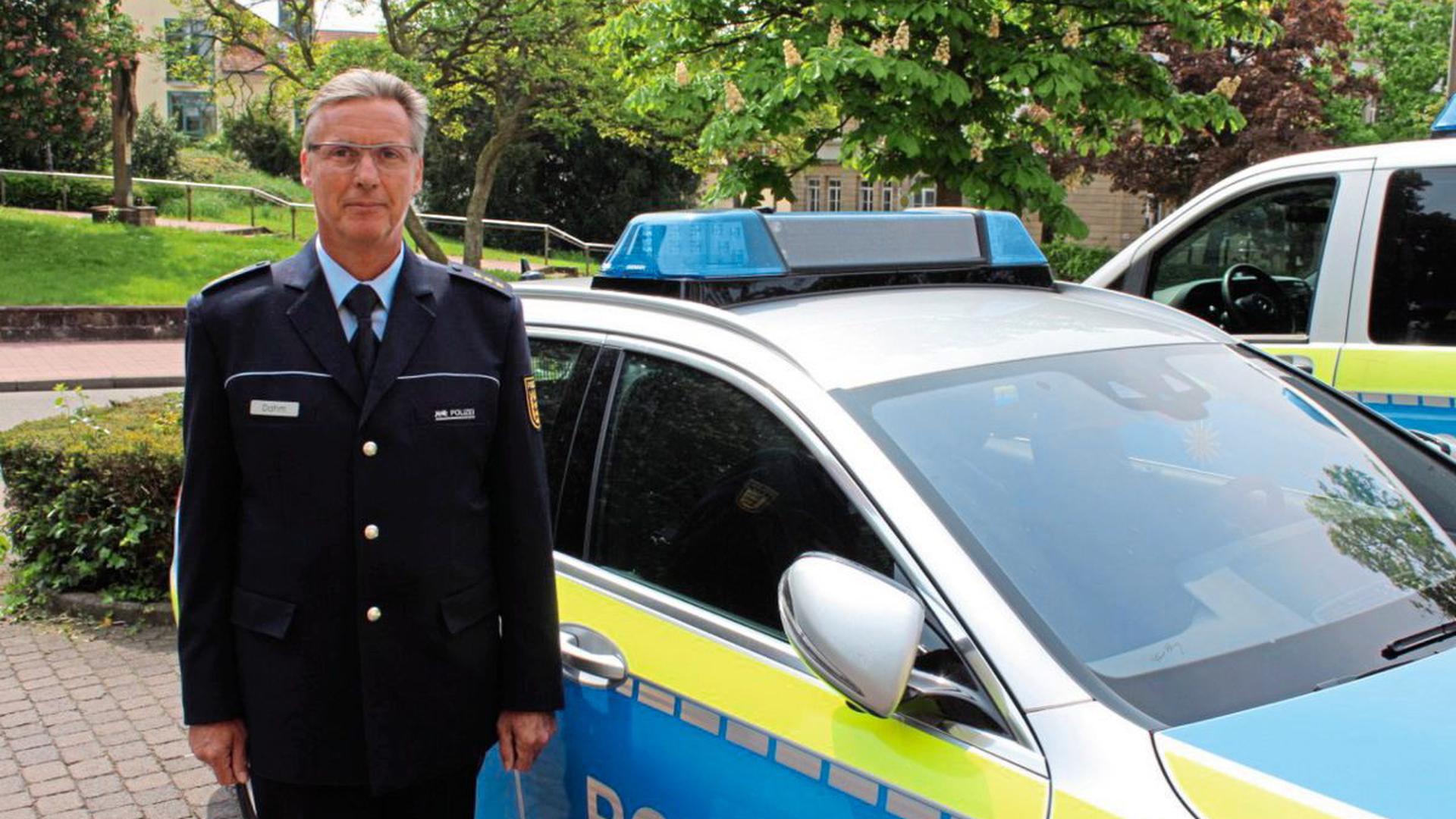 Andreas Dahm leitet das Polizeirevier in Rastatt.