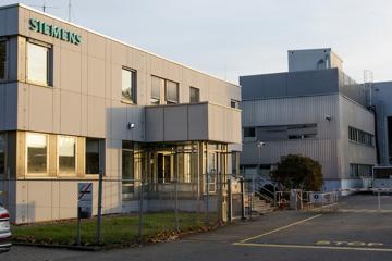    Eingang zur Siemensniederlassung in Rastatt                            