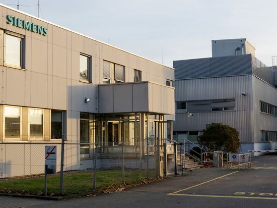    Eingang zur Siemensniederlassung in Rastatt                            
