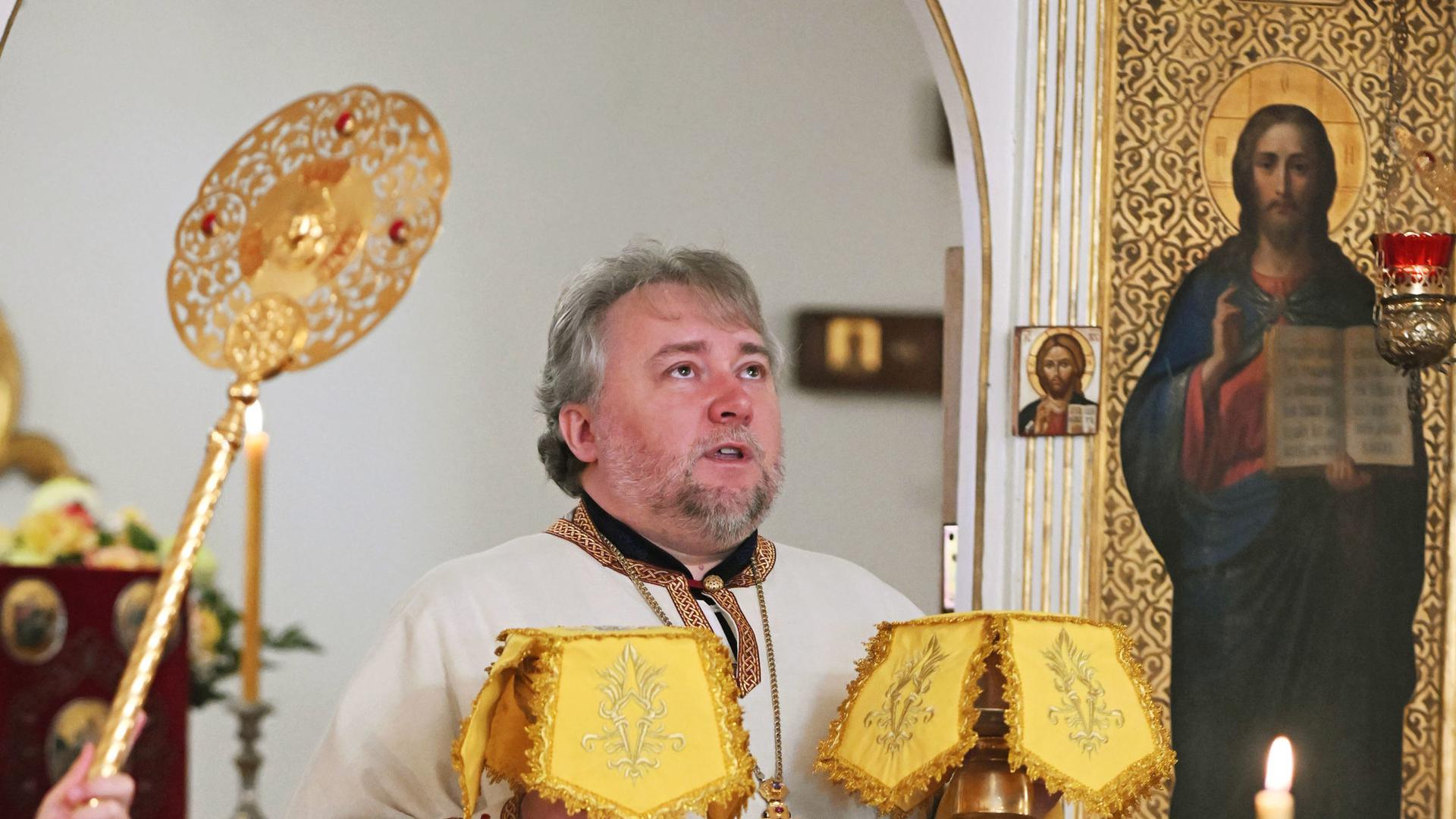 Ort des Gebets: Der Krieg in der Ukraine soll laut Abt Andrei in den russisch-orthodoxen Gottesdiensten in der Region eine möglichst untergeordnete Rolle spielen.