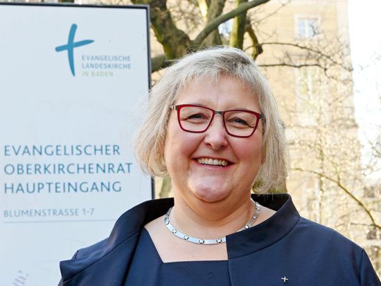 Glückliche Wahlsiegerin: Heike Springhart hat die Mehrheit der Synodalen überzeugt und wird ab April die erste badische Landesbischöfin sein. 