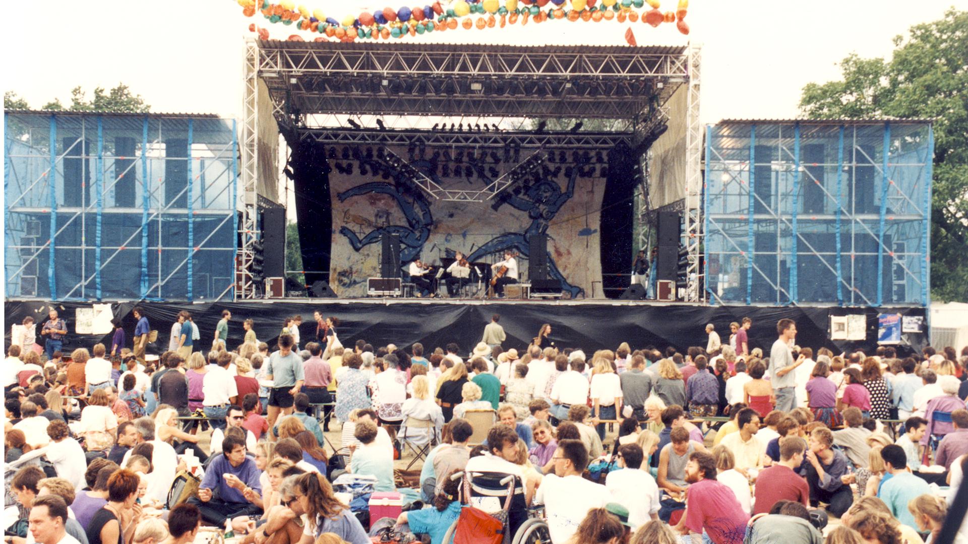 Das Fest Karlsruhe , Bühne im Jahr 1991