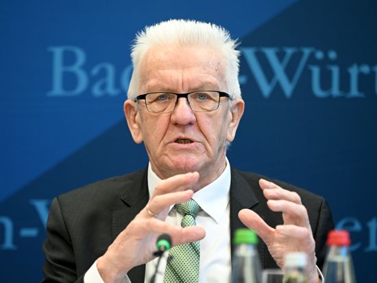 Winfried Kretschmann (Bündnis 90/Die Grünen).