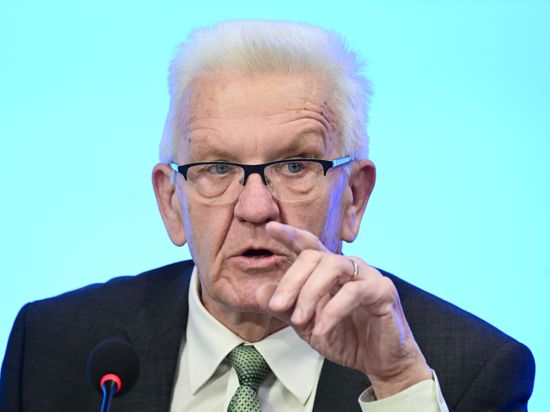 Winfried Kretschmann (Bündnis 90/Die Grünen), Ministerpräsident von Baden-Württemberg.