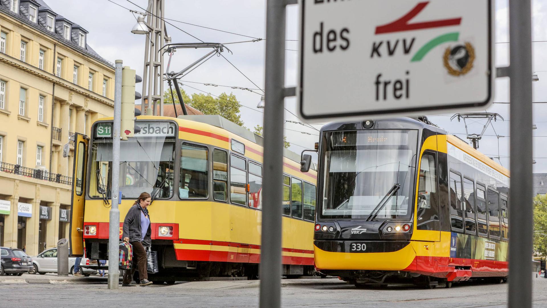 KVV Stadtbahn Karlsruher-Verkehrs-Verbund Straßenbahn Karlsruhe