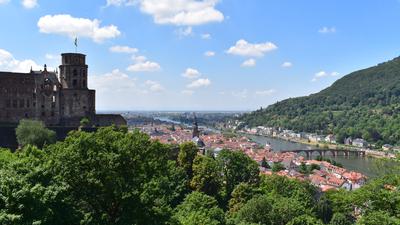  Heidelberger Schloss und die Altstadt