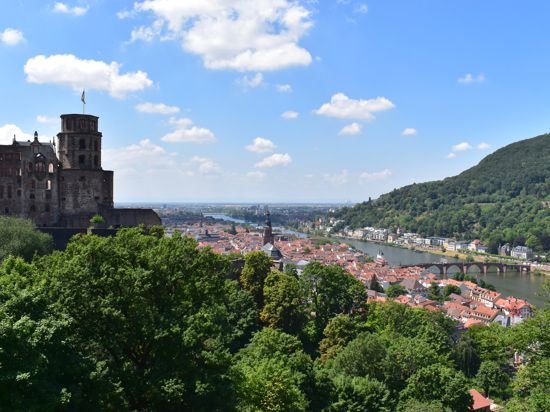  Heidelberger Schloss und die Altstadt