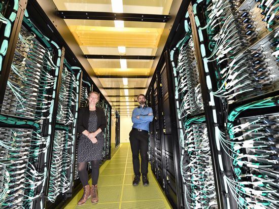 06.05.2021 Termin im KIT Campus Nord: der "HoreKa" Supercomputer


