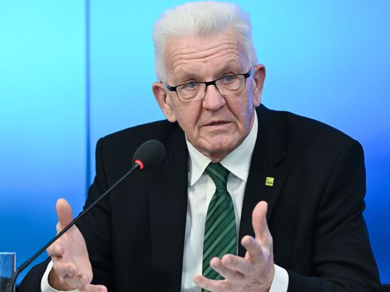Winfried Kretschmann (Bündnis 90/Die Grünen), Ministerpräsident von Baden-Württemberg.