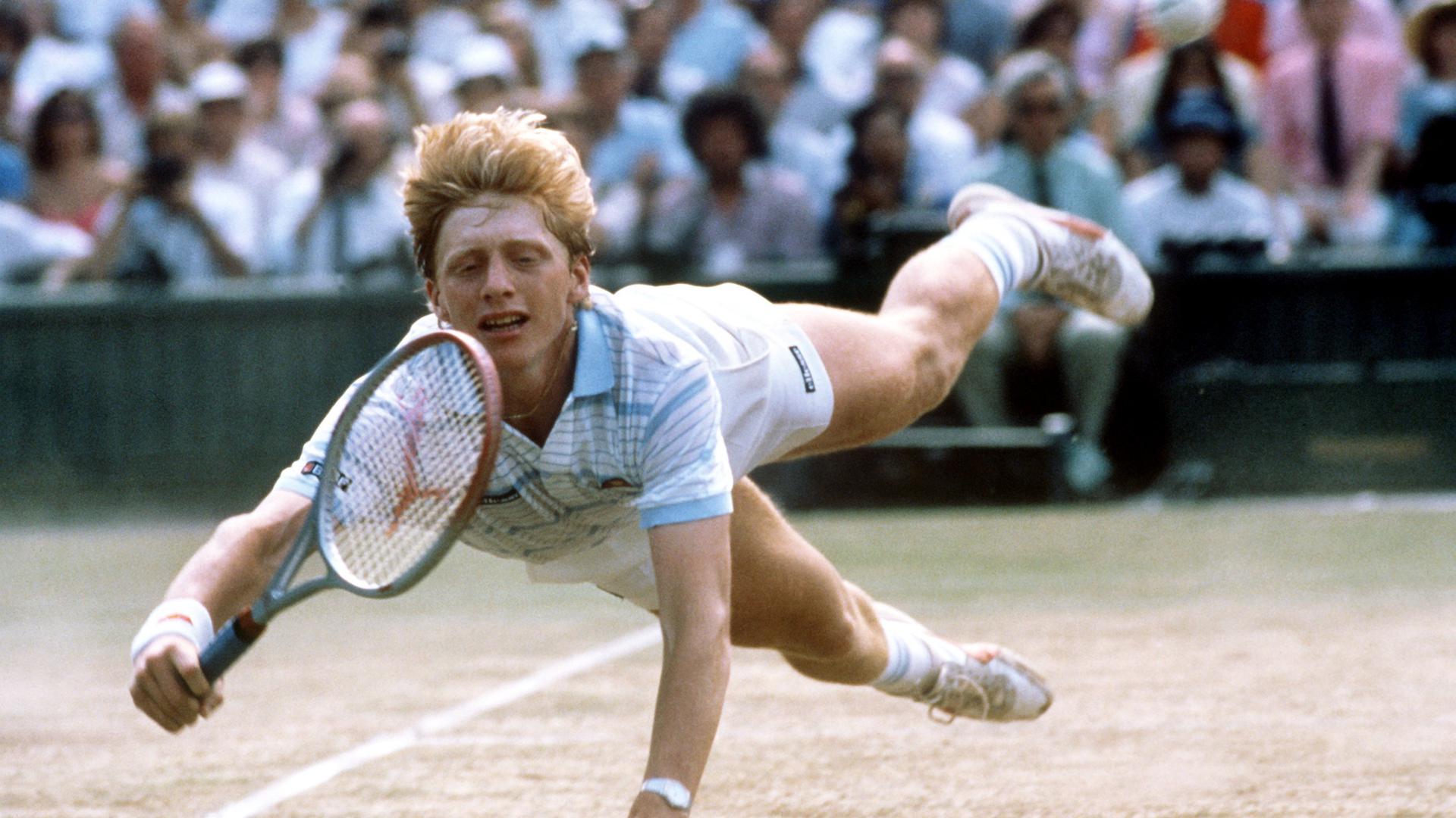 Becker-Hecht: Der Einsatz des Leimener Tennisstars Boris Becker elektrisierte die Massen, und die strömten auch in der Region in die Clubs. Doch solche Charaktere fehlen dem deutschen Tennis derzeit.