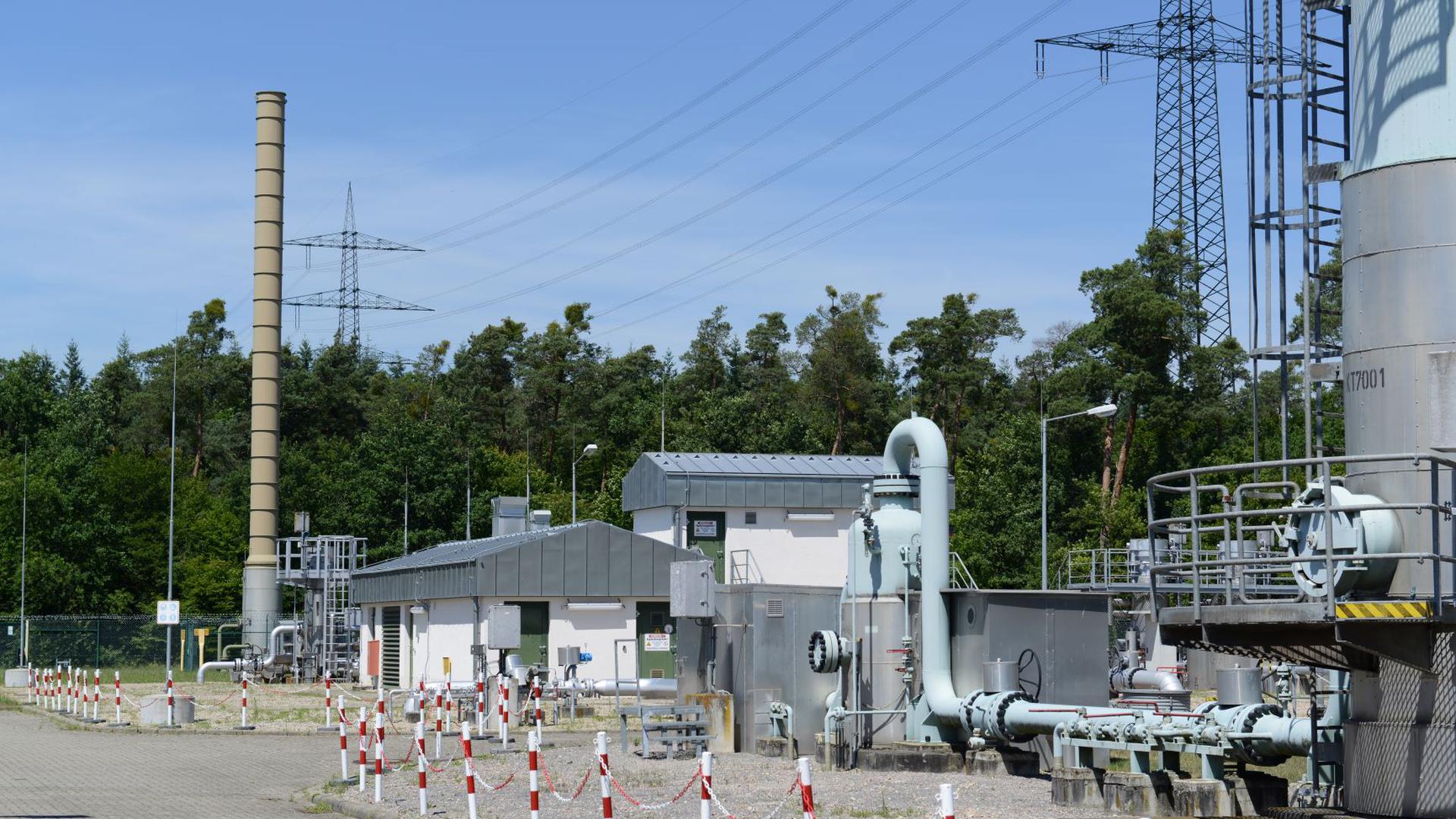 Der Untertage-Erdgasspeicher Sandhausen wird zur Unterstützung des baden-württembergischen Gastransportnetzes eingesetzt. 