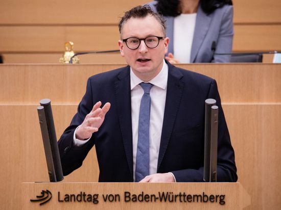 Andreas Schwarz (Bündnis 90/Die Grünen), Fraktionsvorsitzender der Grünen im Landtag von Baden-Württemberg.