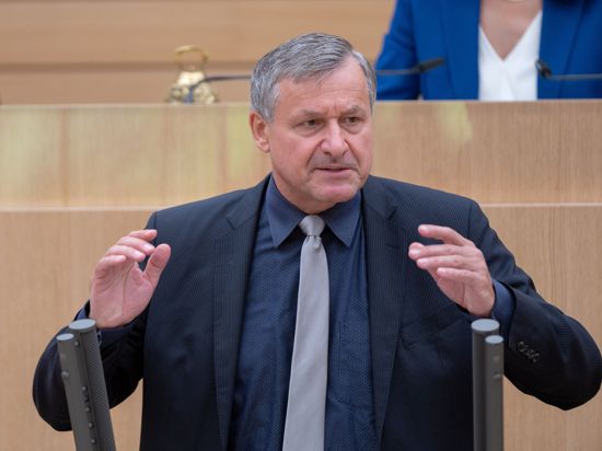 Hans-Ulrich Rülke im Landtag von Baden-Württemberg.