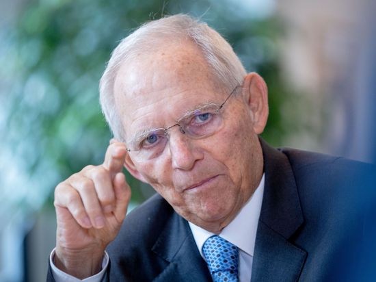 Wolfgang Schäuble (CDU), Bundestagspräsident, in einem Interview.