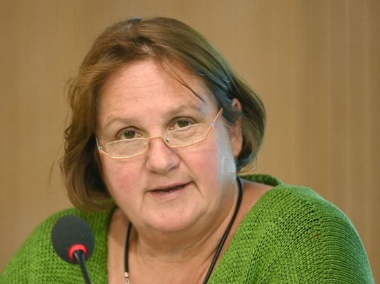 Theresa Schopper (Bündnis 90/Die Grünen), Kultusministerin von Baden-Württemberg, spricht.