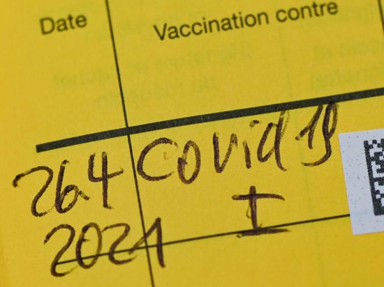 Hier sollte der Aufkleber sein: Viele Menschen stehen jedoch vor einem Rätsel, wenn sie ihren gelben Impfpass verlieren.