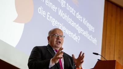 Beim Bodensee Business Forum hält der ehemalige Wirtschaftsminister Peter Altmaier einen Vortrag