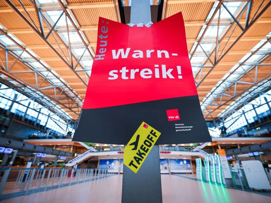 Ein Warnstreik des Sicherheitspersonals führt am Donnerstag zu Einschränkungen an vielen deutschen Flughäfen.