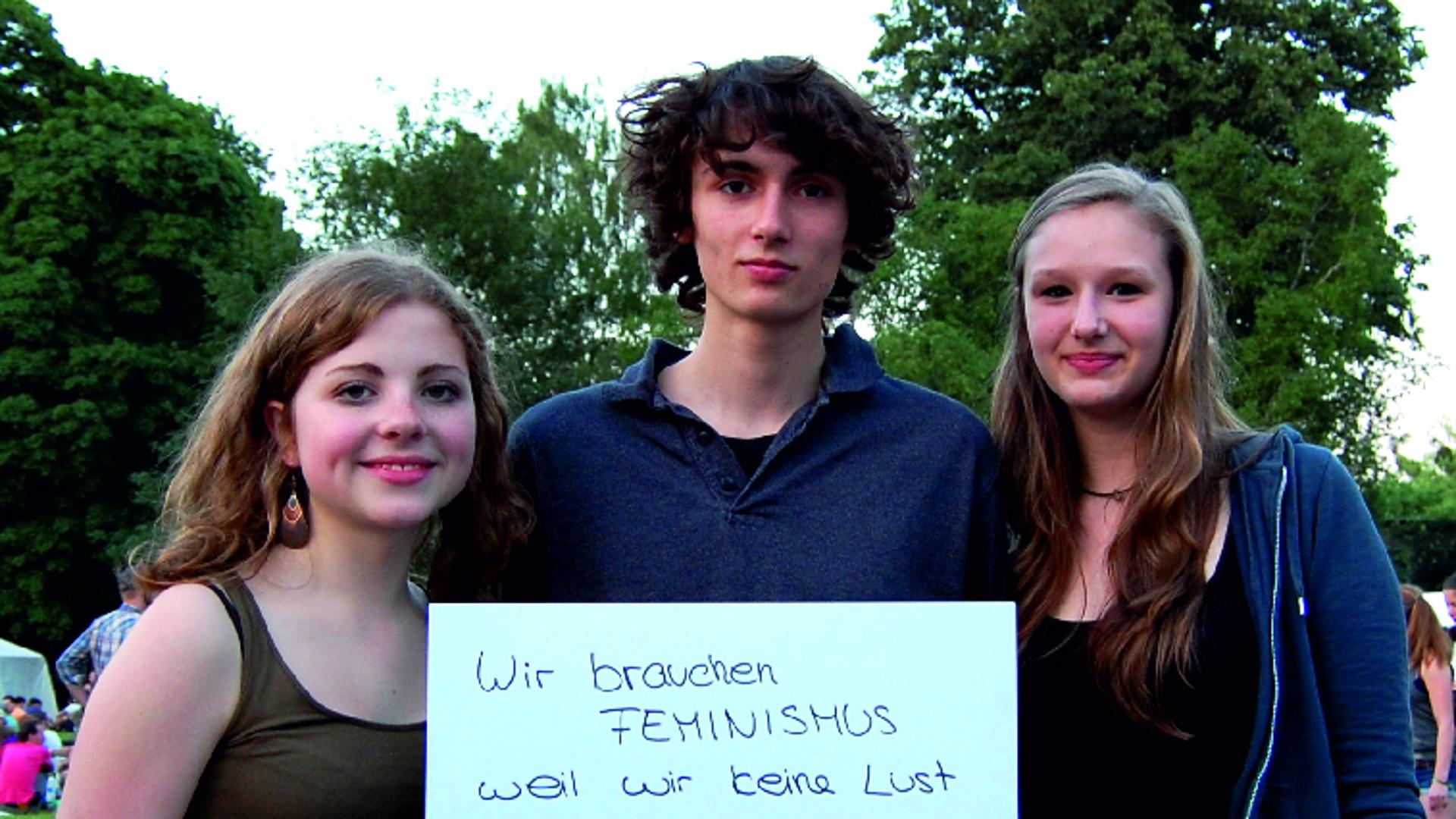 Die Kampagne „Wer braucht Feminismus?“ wendet sich gegen geschlechtsbezogene Diskriminierung.