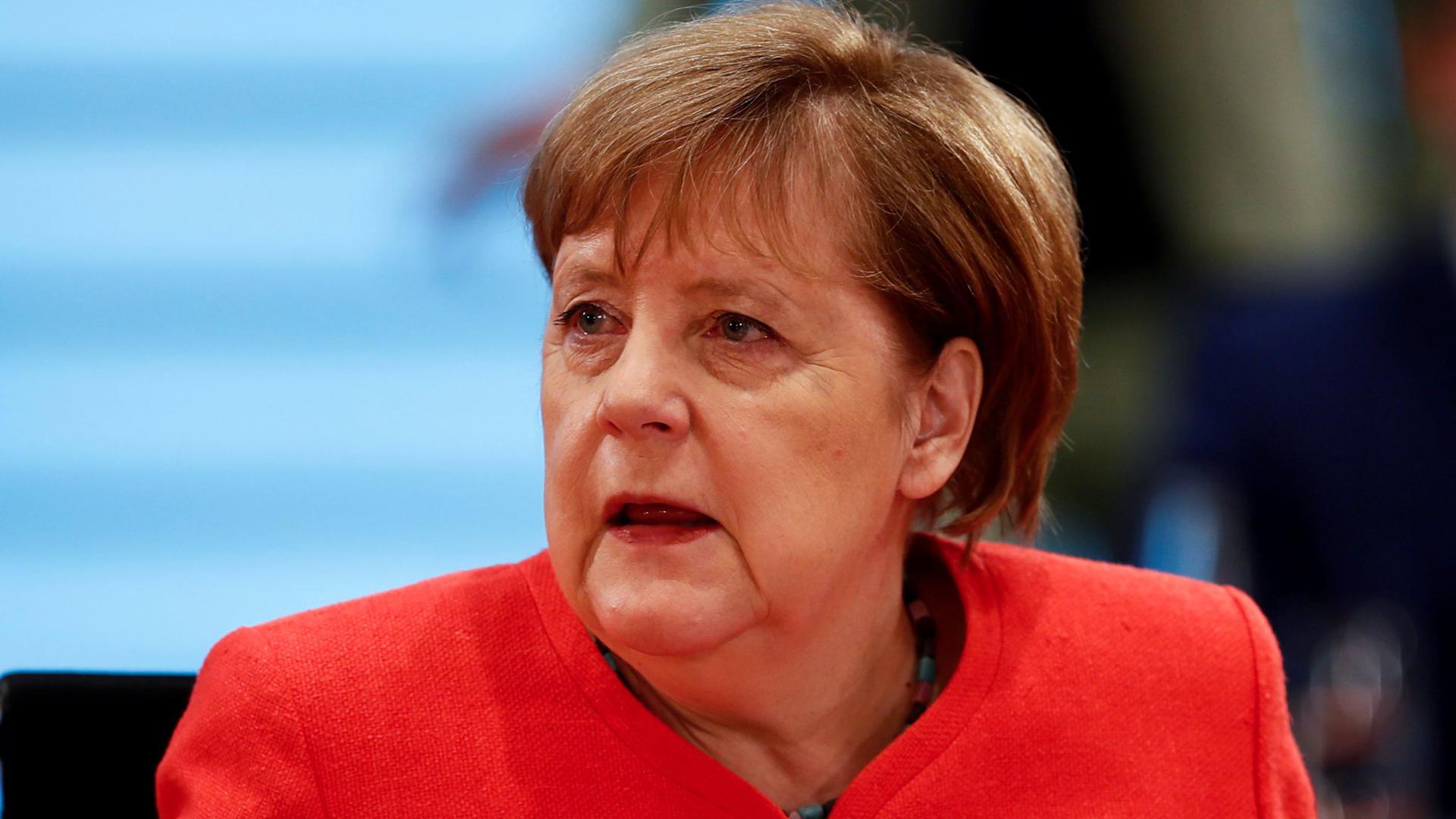 Bundeskanzlerin Angela Merkel: „Nehmen Sie es ernst, denn es ist ernst.“