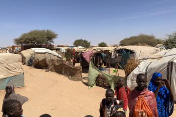 In diesem Flüchtlingslager bei Ouallam im Westen Nigers leben etwa 5.000 Binnenvertriebene.