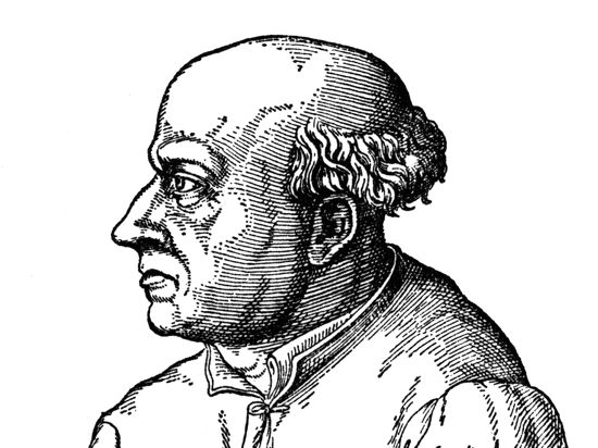 Porträt des Renaissance-Arztes Paracelsus.