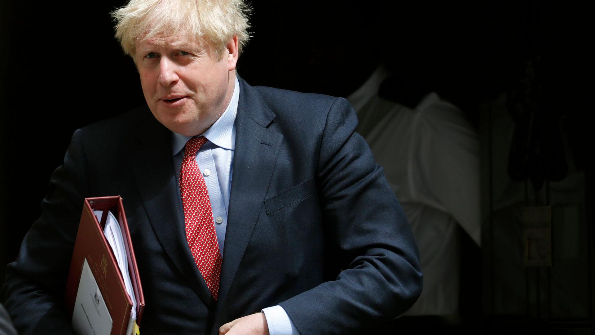 Der britische Premierminister, Boris Johnson, verlässt die 10 Downing Street.
