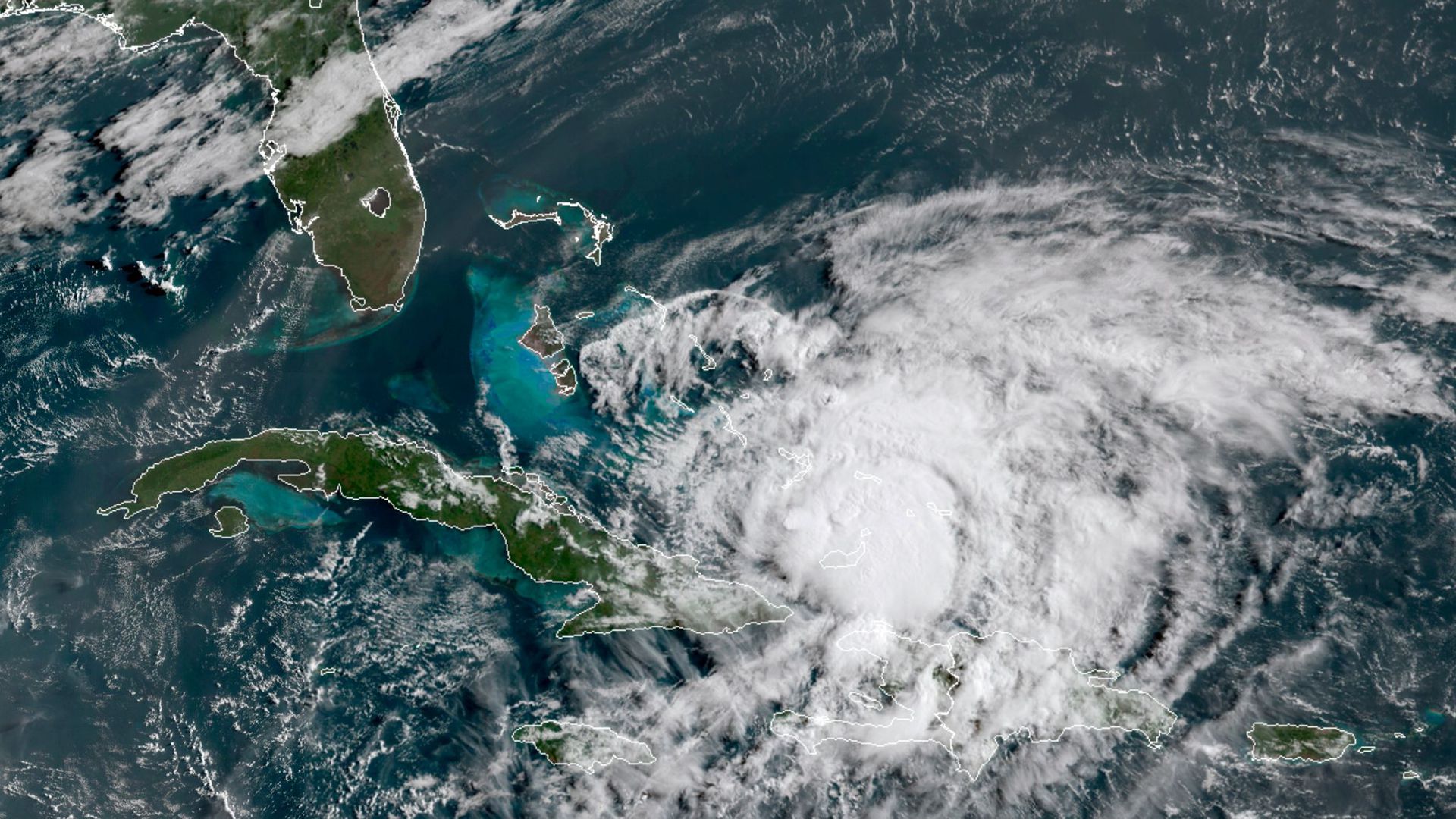 An der Ostküste Floridas gilt wegen „Isaias“ eine Hurrikanwarnung.