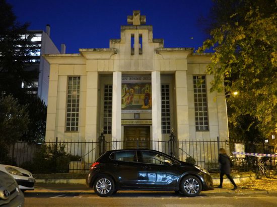 Tatort: Die griechisch-orthodoxe Kirche in Lyon.
