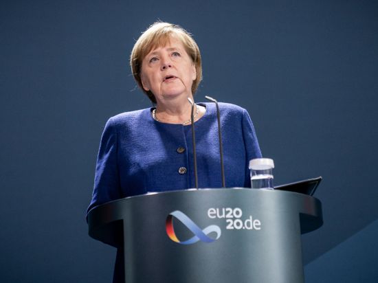 Bundeskanzlerin Angela Merkel: „Amerika (...) erwartet von uns - und zurecht - stärkere eigene Anstrengungen.“