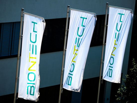 Die Unternehmenszentrale von Biontech in Mainz.
