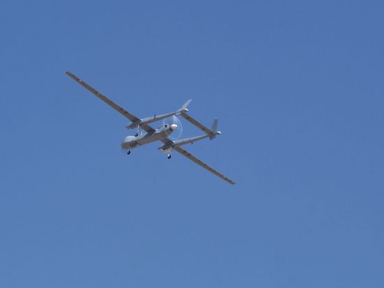 Eine Drohne vom Typ Heron TP.