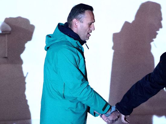 Kremlkritiker Alexej Nawalny wird nach seiner Rückkehr nach Russland umgehend festgenommen.