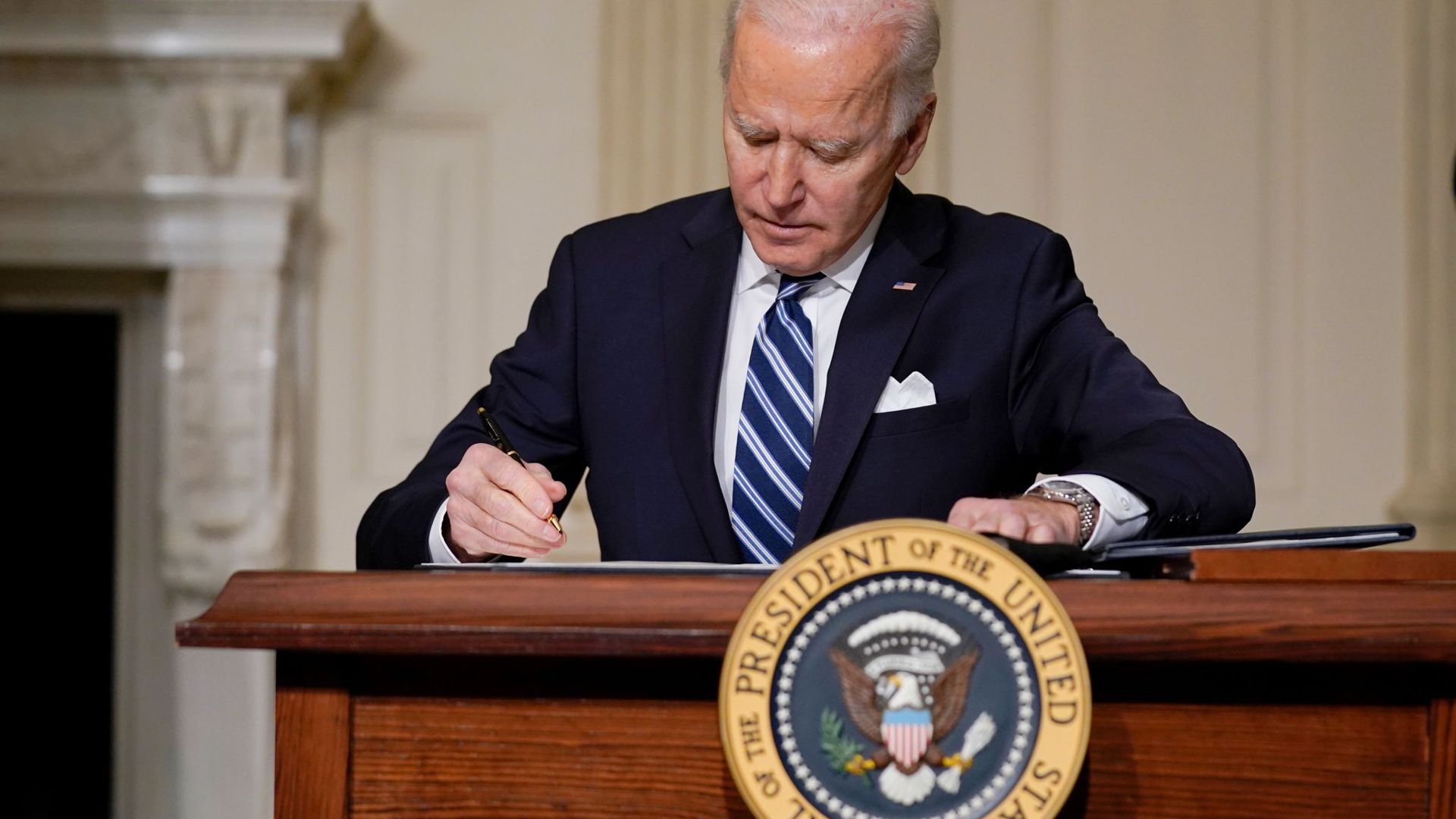 „Wir haben mit dieser Klimakrise schon zu lange gewartet. Wir können nicht länger warten“, sagt der neue US-Präsident Joe Biden.