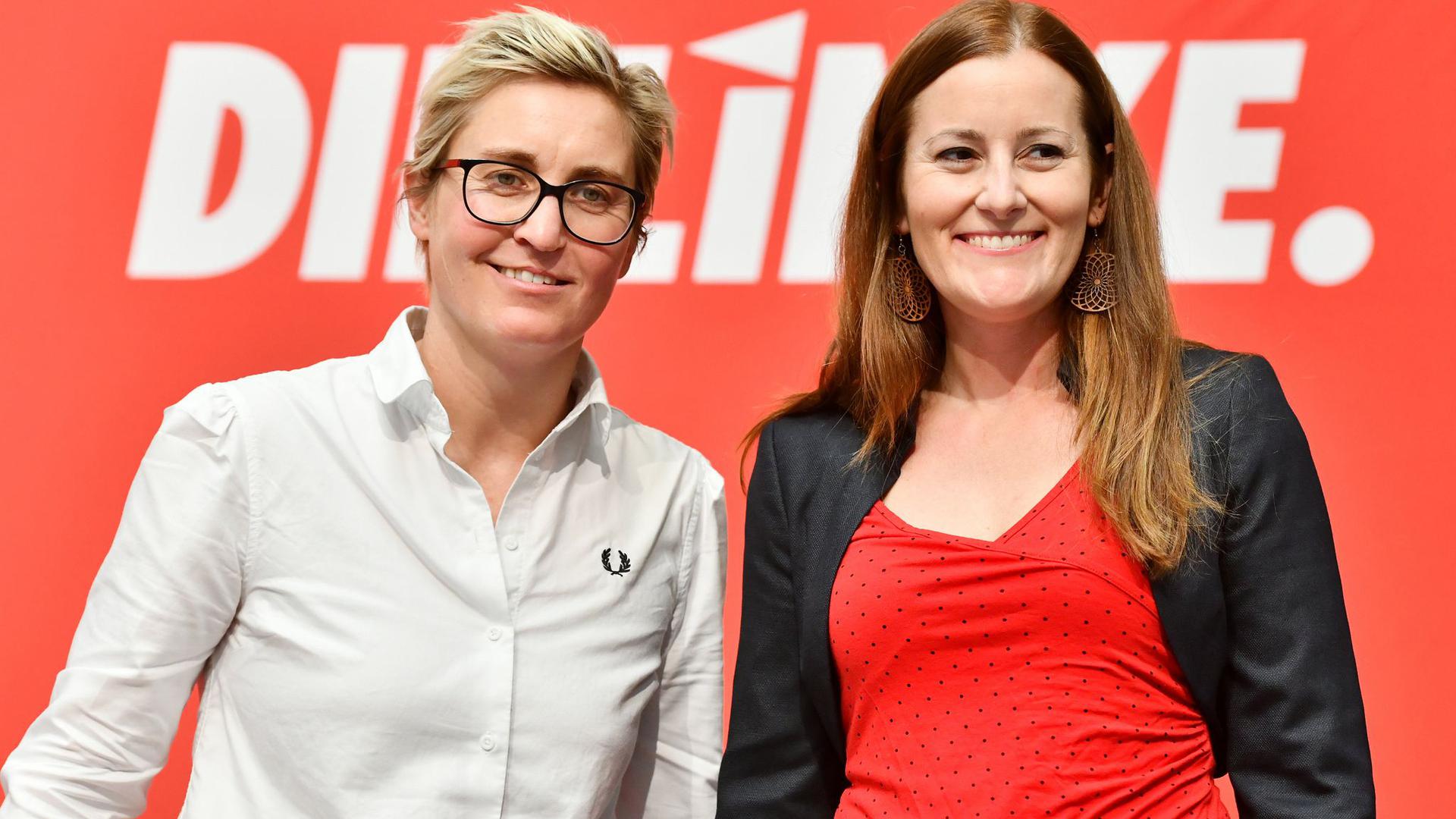 Sollen das neue Linken-Führungsduo bilden: Susanne Hennig-Wellsow (l) und Janine Wissler.