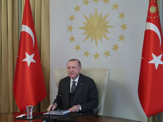 Recep Tayyip Erdogan, Präsident der Türkei. Das Land ist aus der sogenannten Istanbul-Konvention ausgetreten, die Gewalt an Frauen verhindern und bekämpfen soll.