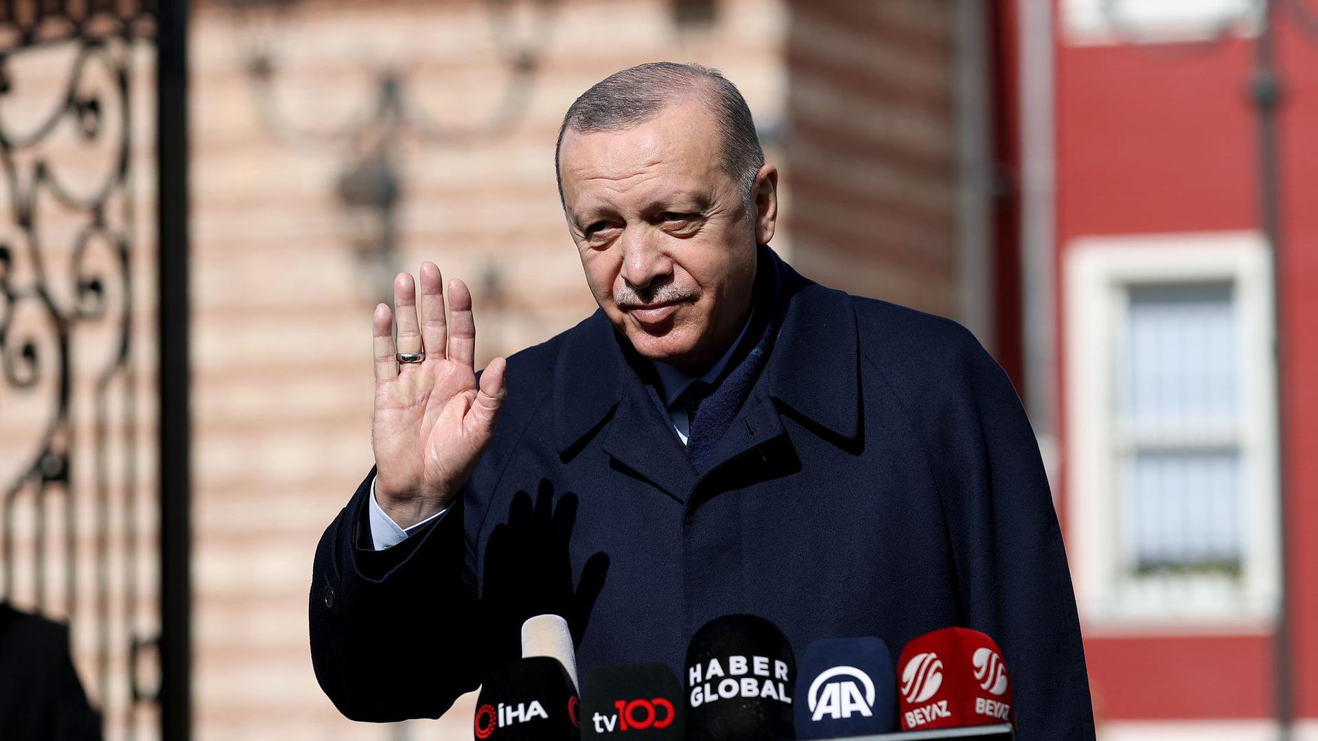 Der türkische Präsident Recep Tayyip Erdogan. Unabhängig vom Erdgasstreit will die EU die Zusammenarbeit mit der Türkei in Bereichen wie Grenzschutz und Bekämpfung illegaler Migration ausbauen.