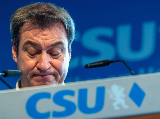 „Die Corona-Zahlen steigen und die Unionswerte fallen“: Markus Söder, CSU-Parteichef und Ministerpräsident von Bayern.